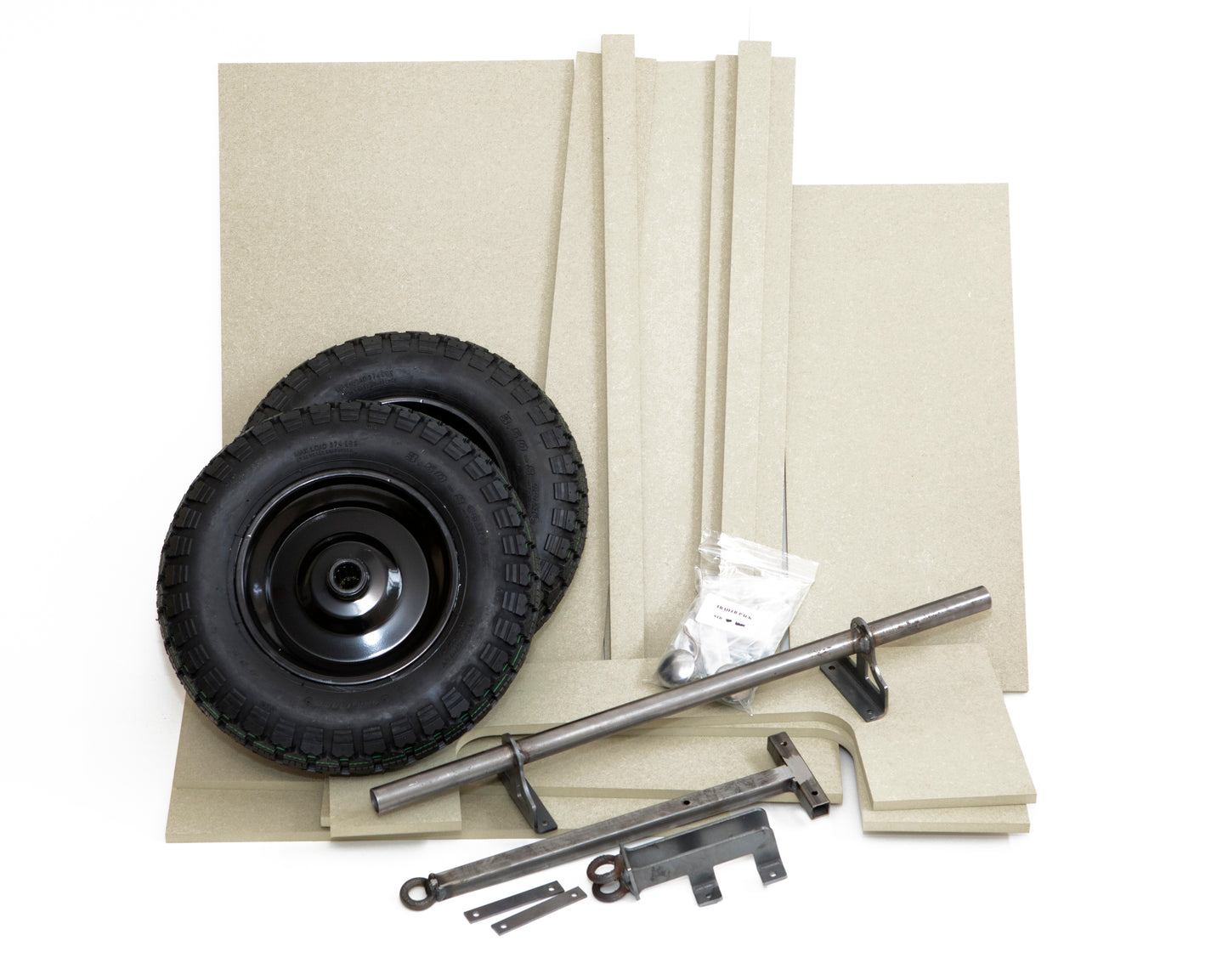 Standard Trailer Basic kit and panel set with batten, glue and screws.