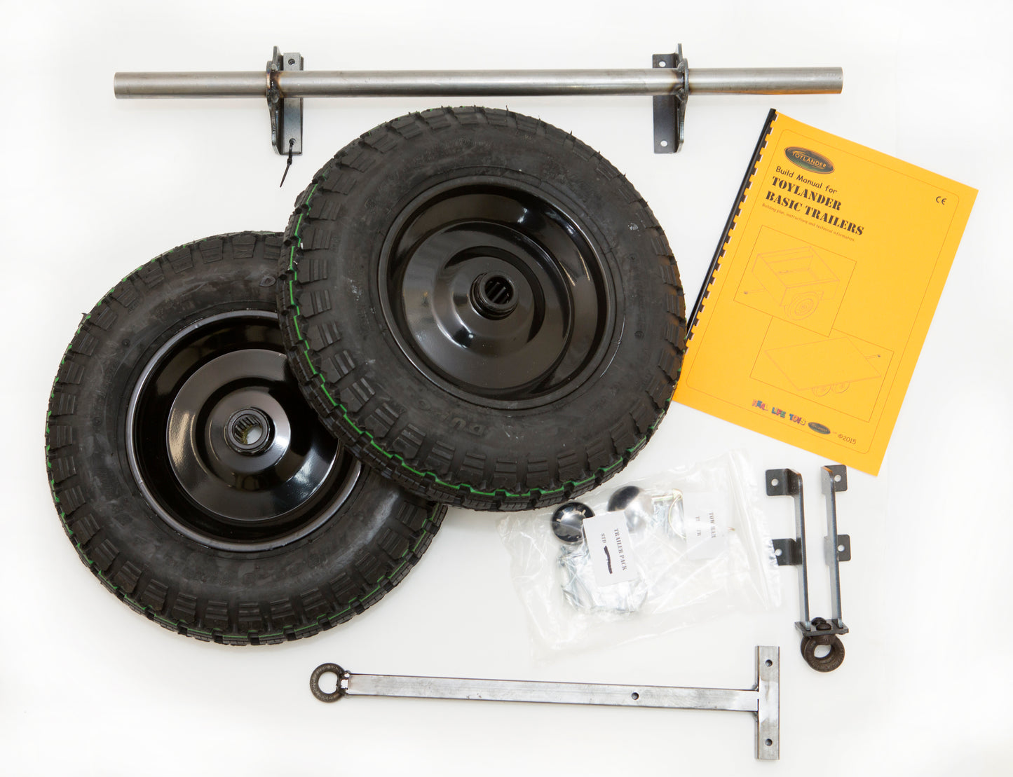 Standard Trailer Basic Kit, incuding Manual, wheels NO PANELS