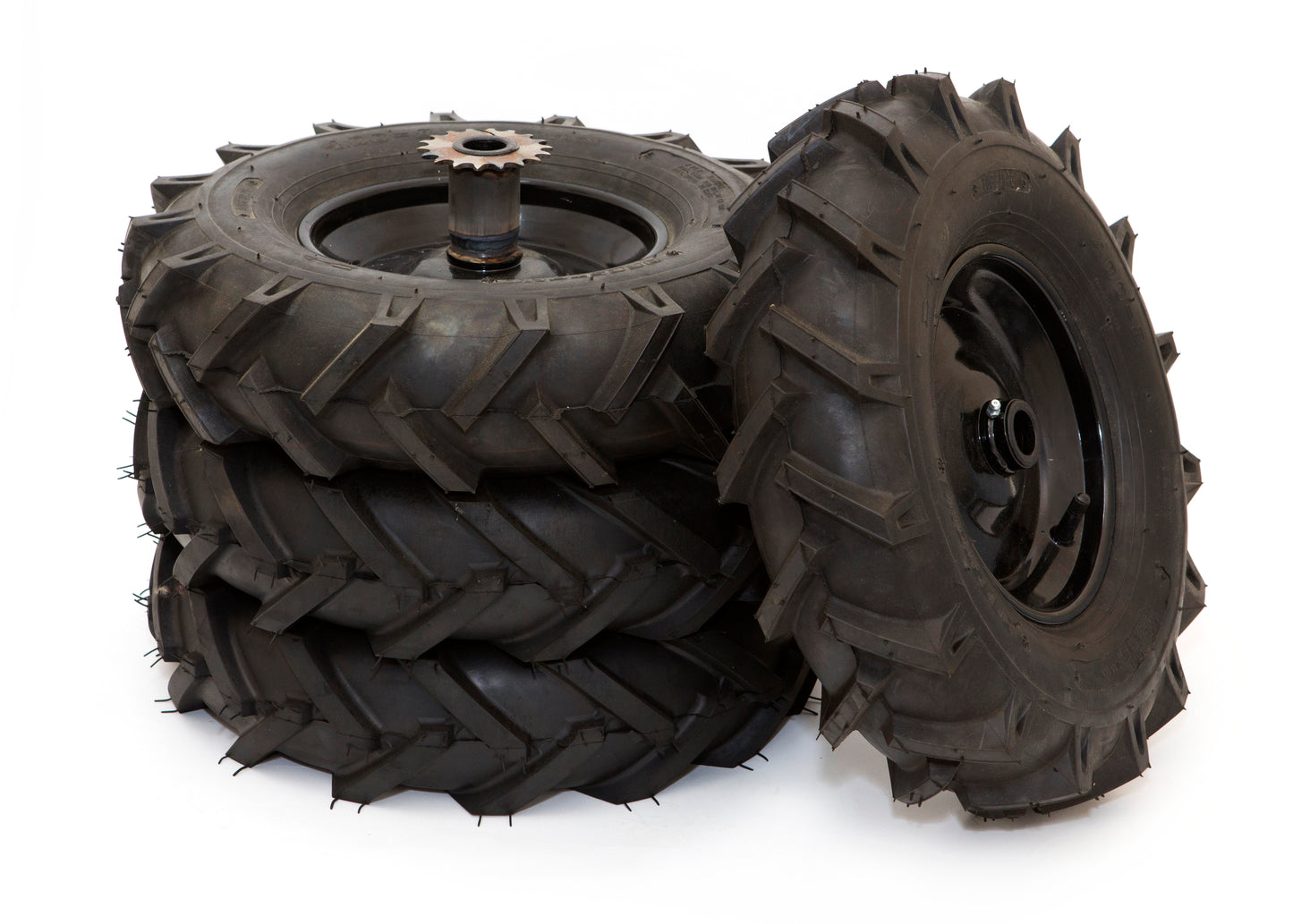 Chunky tread tyre set (twin drive)