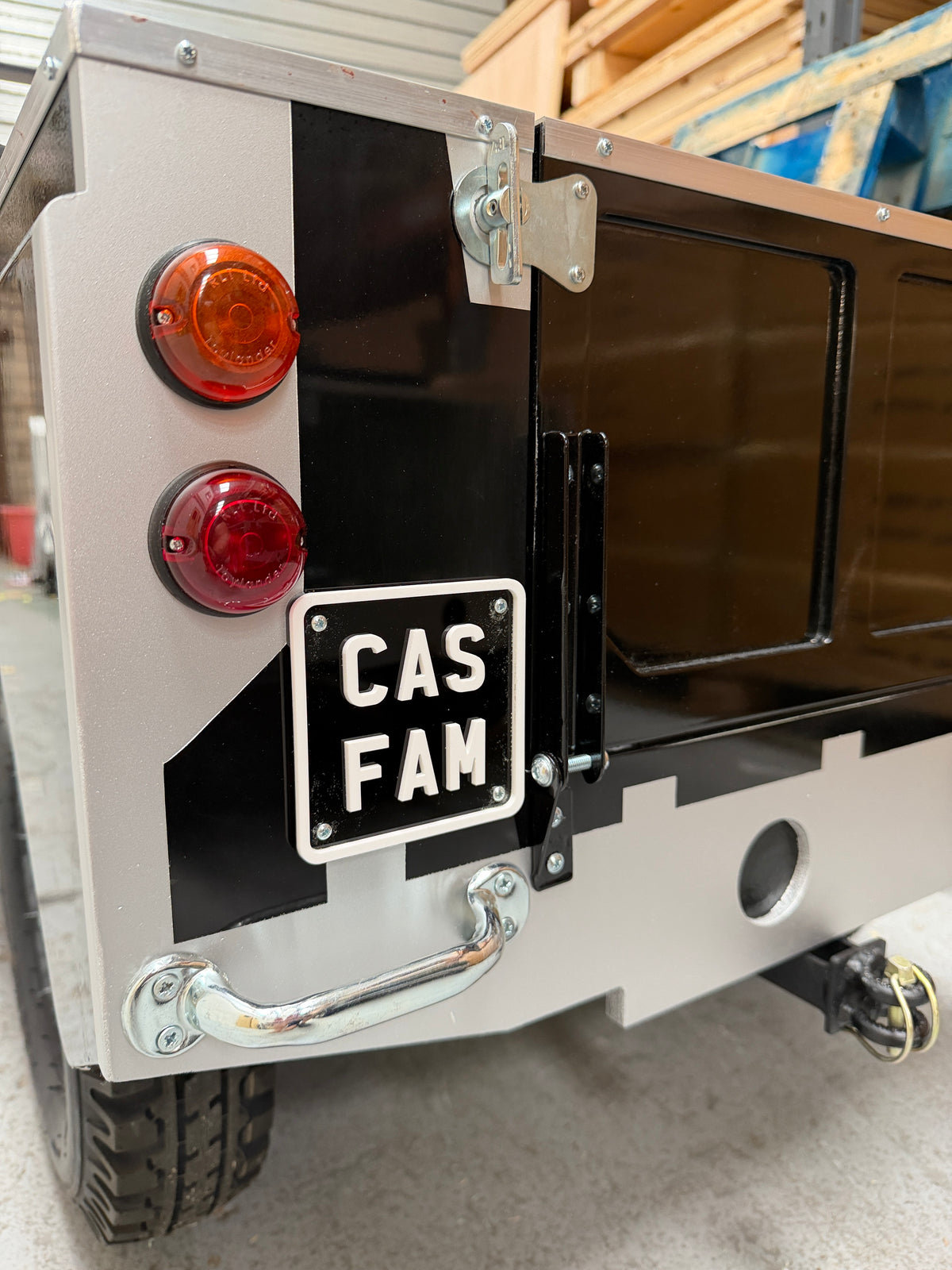 Number plates CNC machined