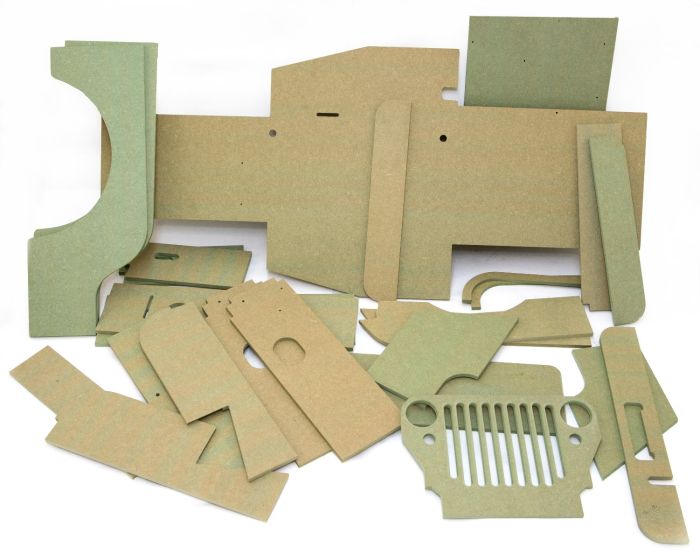 Basic Kit and panel set MB43 Willys Jeep