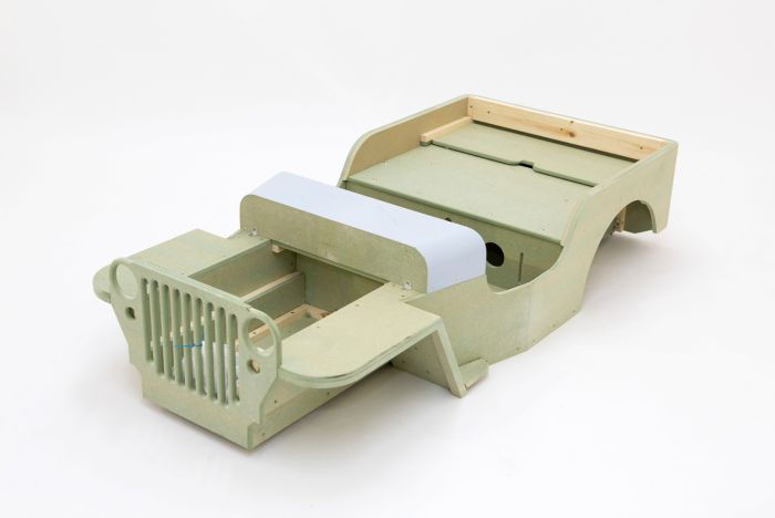 Basic Kit and ready made body MB43 Willys Jeep