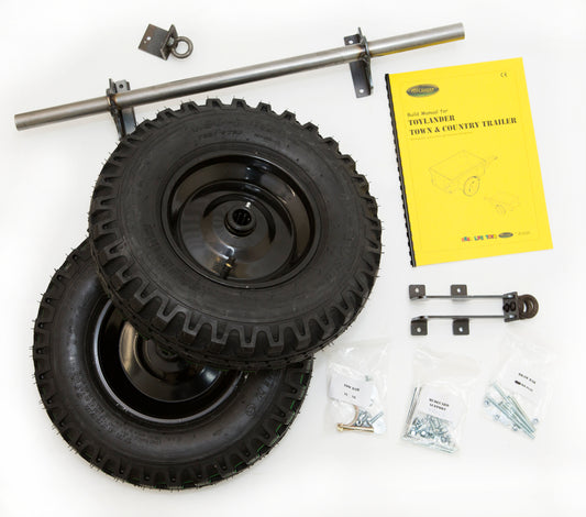 Town and Country Trailer Basic Kit including Manual, T&C Tyres & Mudguards