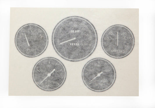 MB43 & Unihog instrument stickers