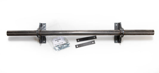 Rear axle and plates