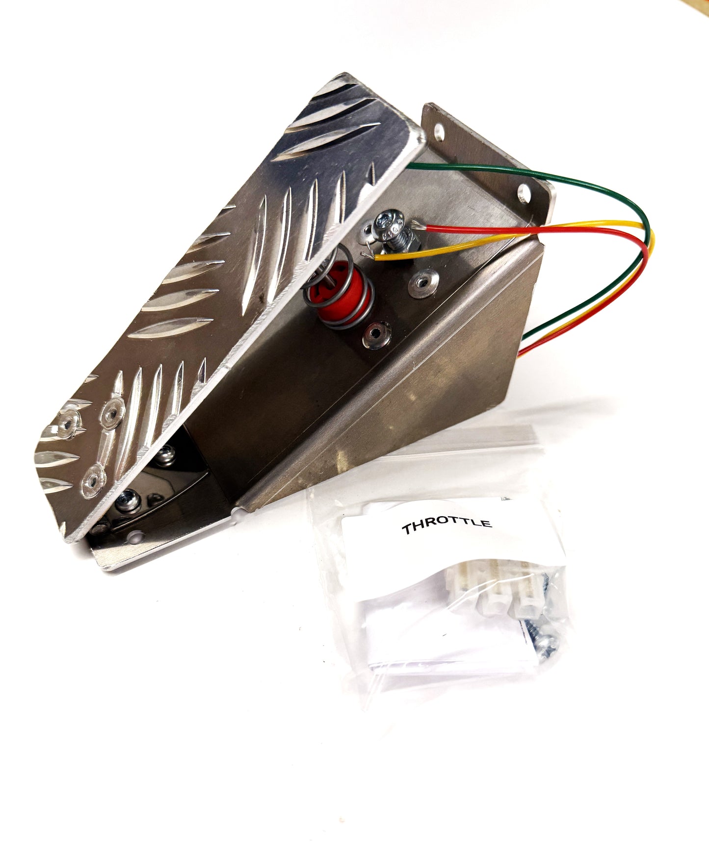 Aluminium throttle pedal