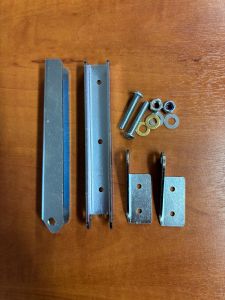 Toylander 3/90 steel tailgate hinges, pair.